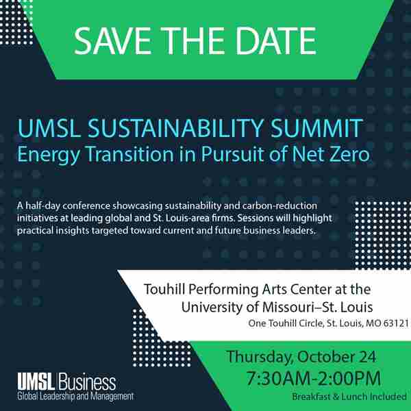 Sustainability Conference 2024 in St  Louis on 24 October 2024