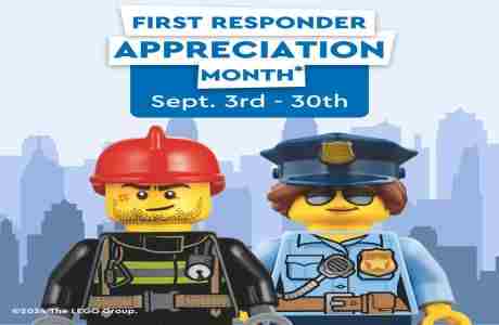 First Responder Appreciation Month at LEGOLAND Discovery Center Arizona in Tempe on 3 Sep