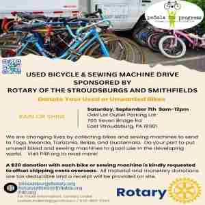 Stroudsburg Rotary Pedals For Progress Bike and Sewing Machine Collection in East Stroudsburg on 7 Sep