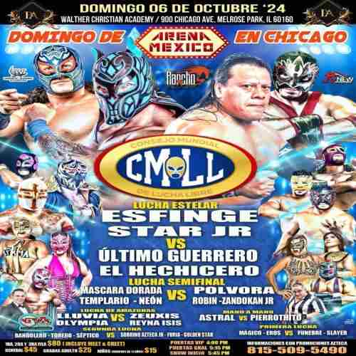 CMLL: Arena Mexico in Chicago in Melrose Park on 6 Oct