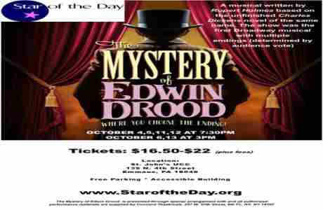 Star of the Day presents The Mystery of Edwin Drood in Emmaus on 4 Oct