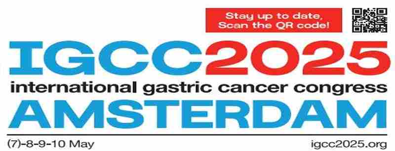 IGCC 2025 (International Gastric Cancer Congress) in Amsterdam on 07 May 2025