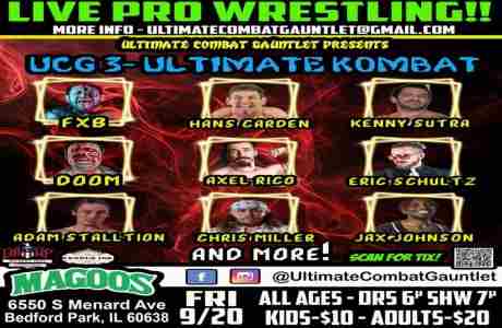 Ultimate Combat Gauntlet 3: Ultimate Kombat in Bedford Park on 20 Sep