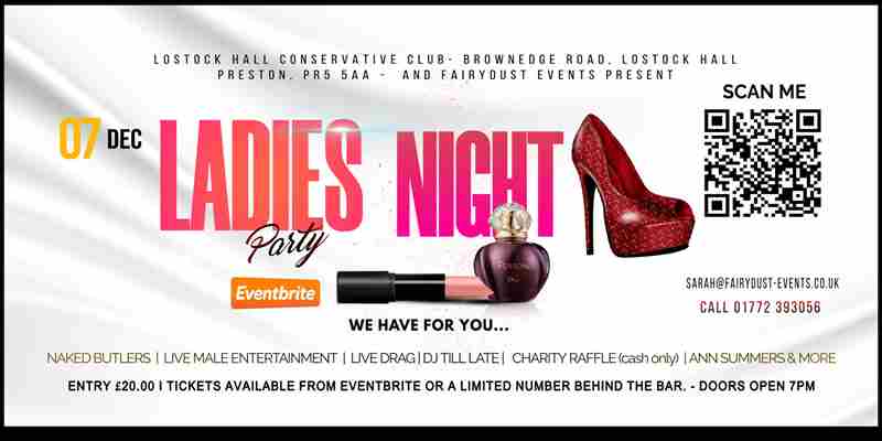 Ladies Night @ Lostock Hall Conservative Club in Preston on 7 Dec