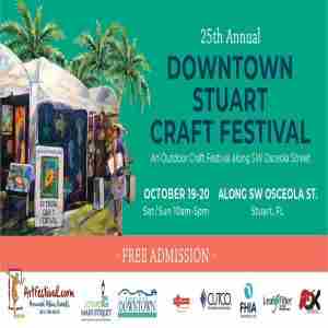 25th Annual Downtown Stuart Craft Festival in Stuart on 19 Oct