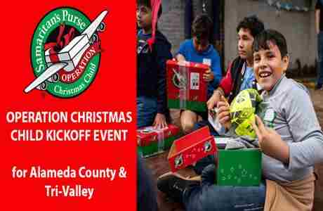 Operation Christmas Child Kickoff Event in Pleasanton on 22 Sep