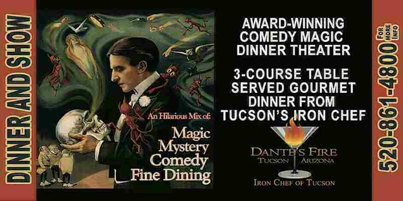 Mystery and Magic Dinner Theater - "Murder at the Magic Show II" in Tucson on 7 Sep