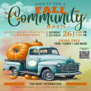 Community Fall Bash in Jefferson City on 26 Oct