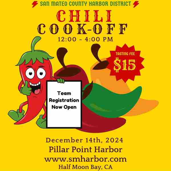 Chili Cook Off in Half Moon Bay on 14 Dec