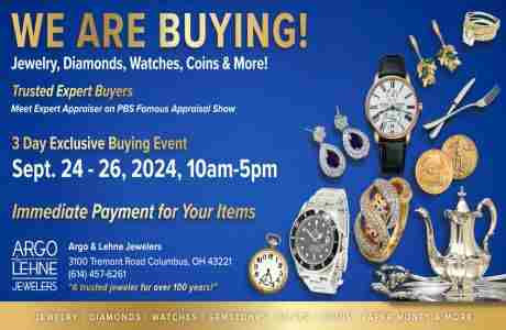 Jewelry Buying Event in Columbus on 24 September 2024