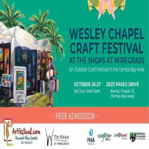 Wesley Chapel Craft Festival at the Shops at Wiregrass in Wesley Chapel on 26 Oct