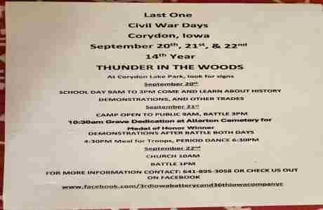 Civil War Days in Corydon on 20 Sep