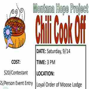 Montana Hope Project Chili Cook-Off in Whitefish on 14 Sep