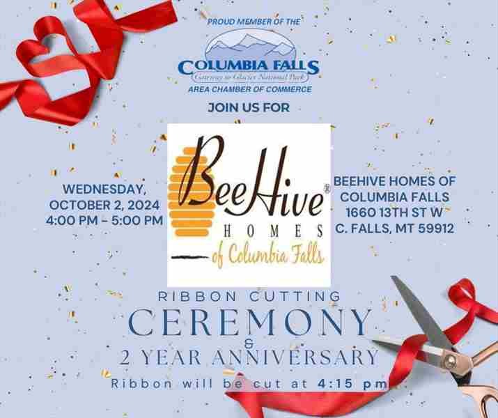 Beehive Homes in Columbia Falls Ribbon Cutting Ceremony in Columbia Falls on 2 Oct