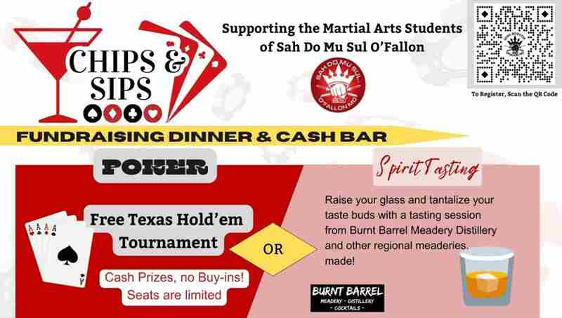 Chips & Sips Poker Night & Spirits Tasting- Fundraising Dinner & Cash Bar Benefiting SDMS O'Fallon in O'Fallon on 9 Nov