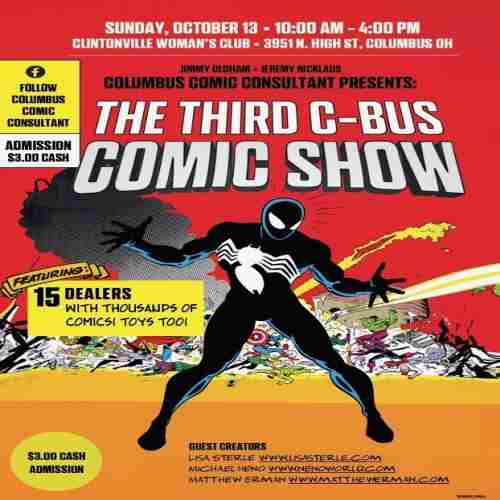 C-Bus Comic Show in Columbus on 13 October 2024