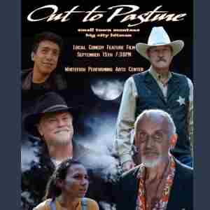 Film Premiere, "Out To Pasture" featuring Rob Quist, French Actor Theo Trifard, and Mike Eldred in Whitefish on 15 Sep