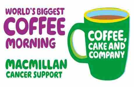 Free Event and Free Breakfast: MacMillan Coffee Morning, Make New Connections in London on 27 Sep