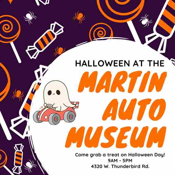 Halloween at the Martin Auto Museum in Glendale on 31 Oct