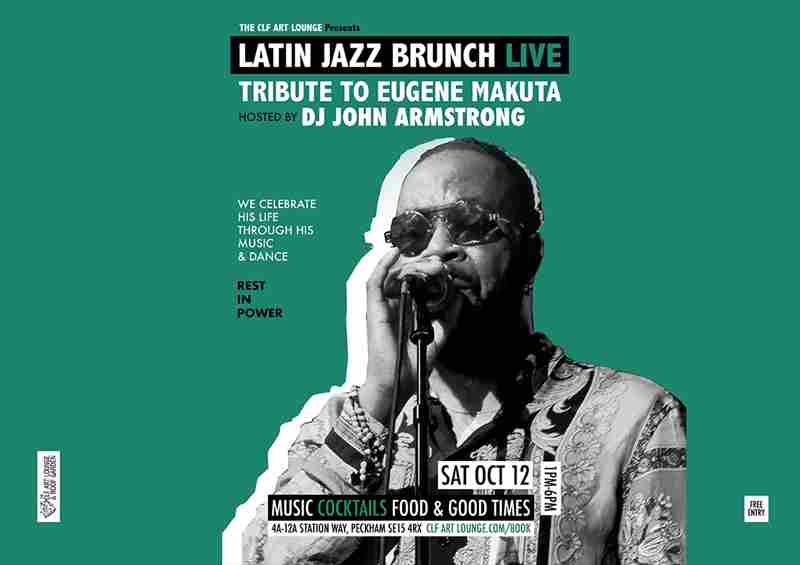 Latin Jazz Brunch Live Tribute To Eugene Mukata in London on 12 Oct