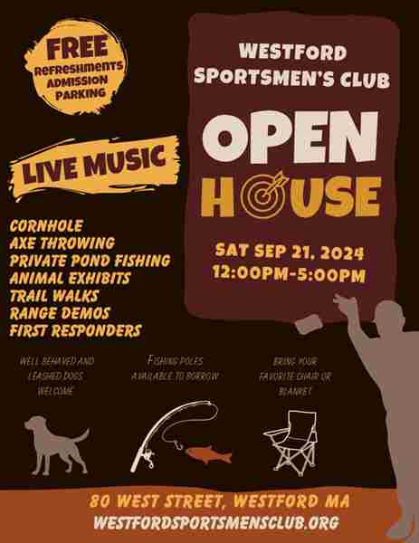 Westford Sportsmen'sClub Annual Family Open House-Sept. 21, 2024 in Westford on 21 Sep