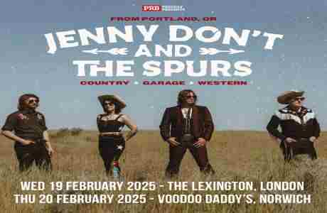 Jenny Don't And The Spurs at The Lexington, London - PRB Presents in London on 19 Feb