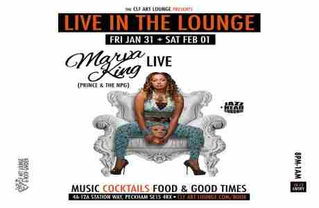 Marva King (Prince and NPG) Live In The Lounge + Jazzheadchronic in London on 31 Jan