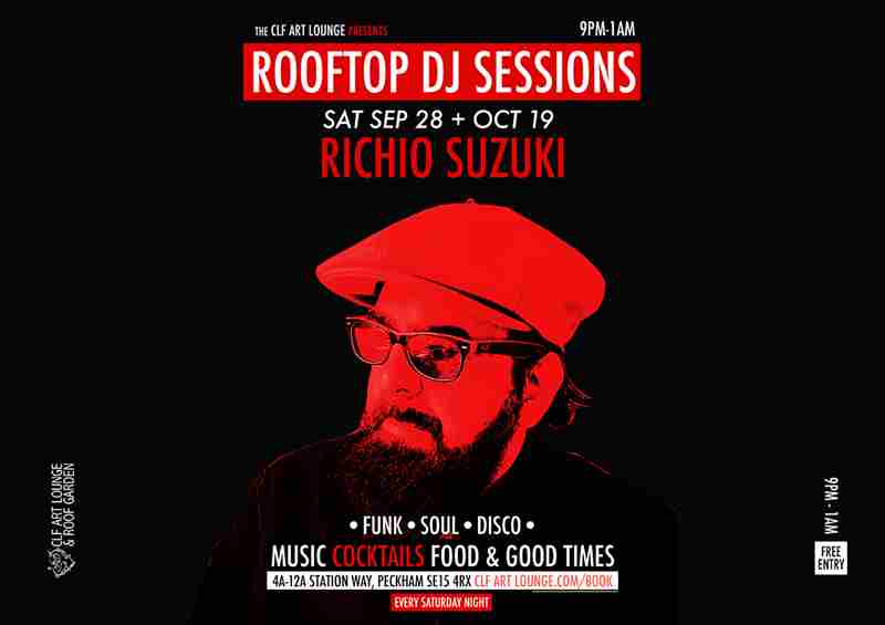 Saturday Night Rooftop Sessions with Richio Suzuki in London on 19 October 2024