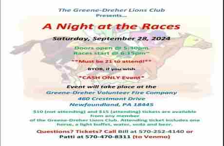 Night At the Races in Newfoundland on 28 Sep