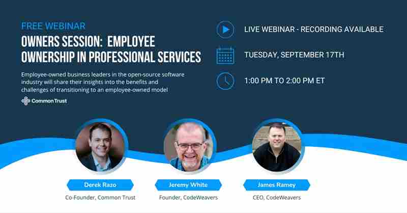 California Owners Session: Employee Ownership in Professional Services in San Francisco on 17 Sep