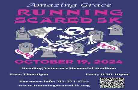 17th Annual Amazing Grace Running Scared 5K Run and Walk in Cincinnati on 19 Oct