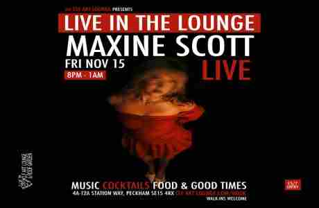 Maxine Scott Live In the Lounge in London on 15 Nov