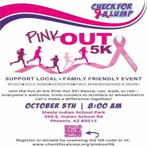 Pink Out 5K in Phoenix on 5 Oct