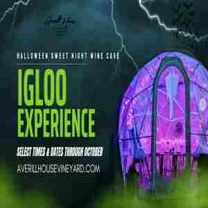 Halloween Sweet Moonlight Wine Cave Igloo Experience Averill House Vineyard, Brookline, NH October in Brookline on 16 Oct