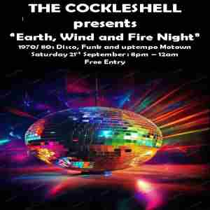 Earth, Wind and Fire Disco Night in Poole on 21 Sep