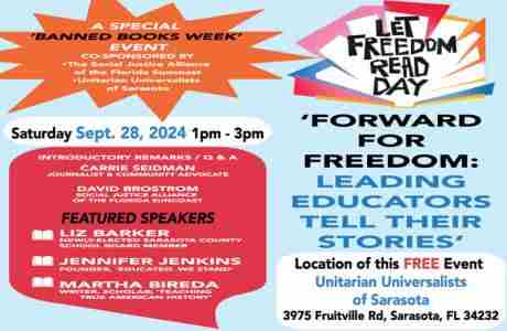 Let Freedom Read Day in Sarasota on 28 Sep