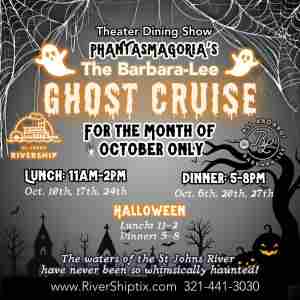 Halloween Ghost Cruise on The Barbara-Lee Boat in Sanford, FL in Sanford on 31 Oct