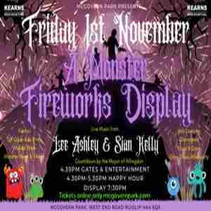 A Monster Fireworks Display at McGovern Park in Ruislip on 01 November 2024