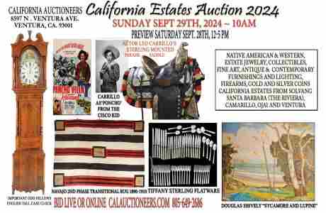 Important California Estates Auction in Ventura on 29 September 2024