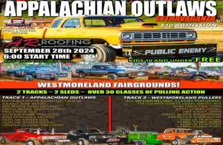 Appalachian Outlaws Extravaganza: Truck and Tractor Pull in Greensburg on 28 Sep