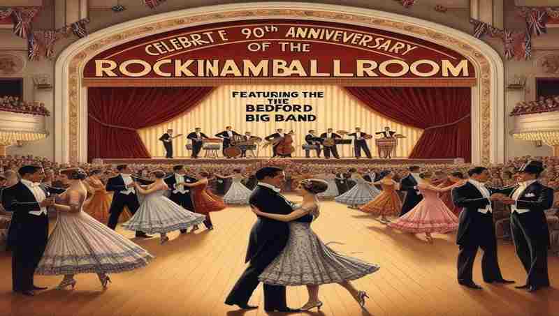 90th Anniversary Bash with Bedford Big Band. Free dance lessons. prizes in Newmarket on 28 September 2024