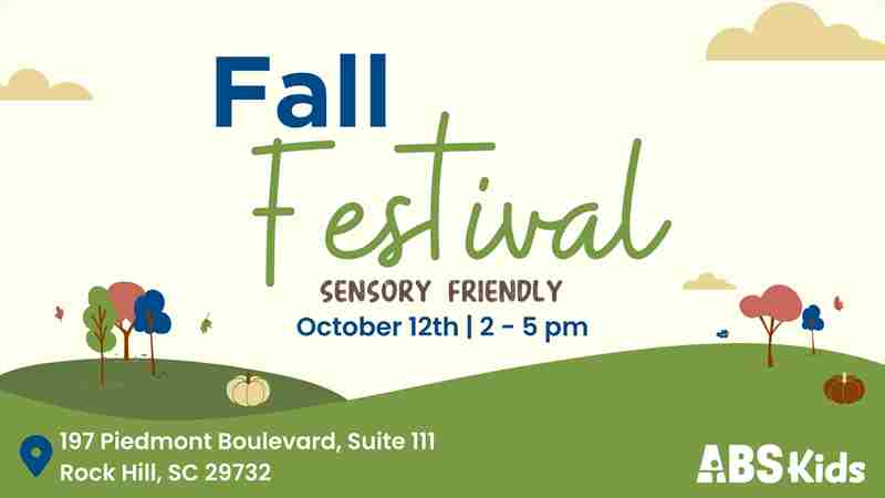 Sensory Friendly Fall Festival in Rock Hill on 12 Oct