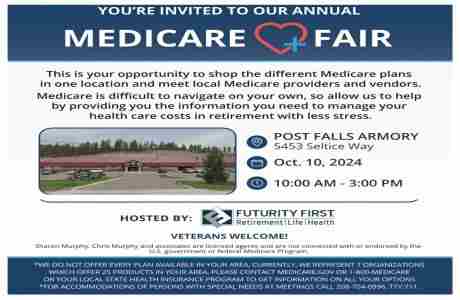 Medicare Fair in Post Falls on 10 October 2024