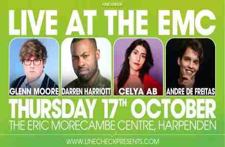 Live at The EMC in Harpenden on 17 Oct