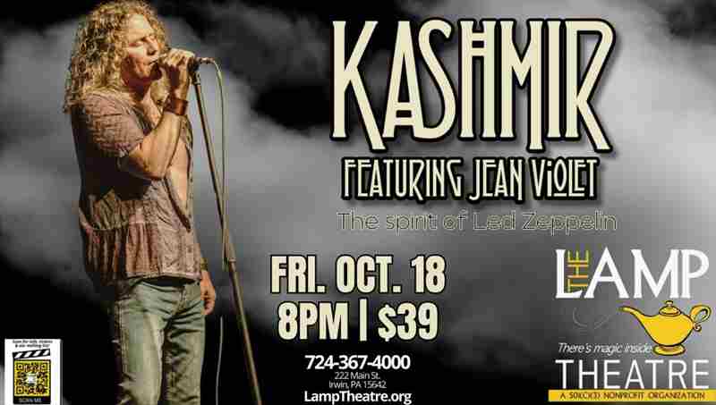 Kashmir Featuring Jean Violet- The Spirit Of A Live Led Zeppelin Performance in Irwin on 18 Oct