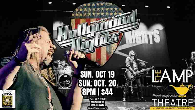 Hollywood Nights-The Bob Seger Experience TWO SHOWS! in Irwin on 19 Oct