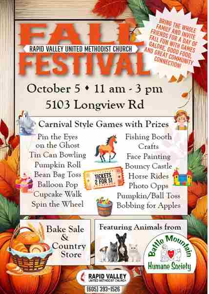 FALL FESTIVAL in Rapid City on 5 Oct