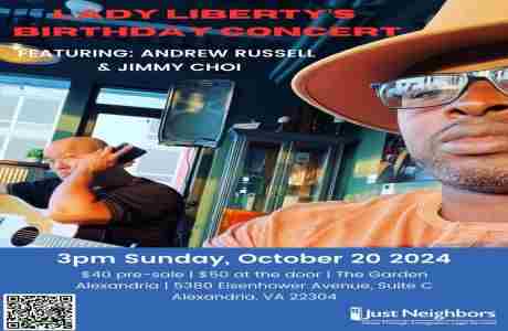 Lady Liberty's Birthday Concert in Alexandria on 20 October 2024