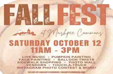 Annual Fall Fest Block Party, Saturday October 12 at Mashpee Commons in Mashpee on 12 Oct