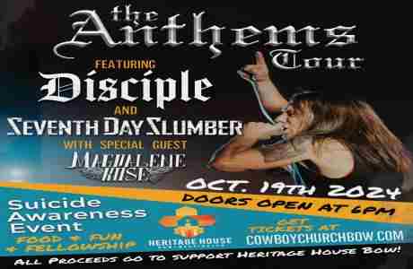 Anthem Tour Suicide Awareness and Family FUNraiser- the 3 amazing Bands coming to Cowboy Church Bow! in Bow on 19 Oct